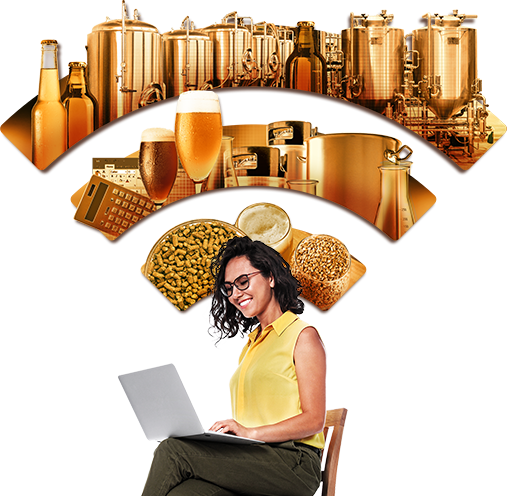 Aluna do Curso de Tecnologia Cervejeira